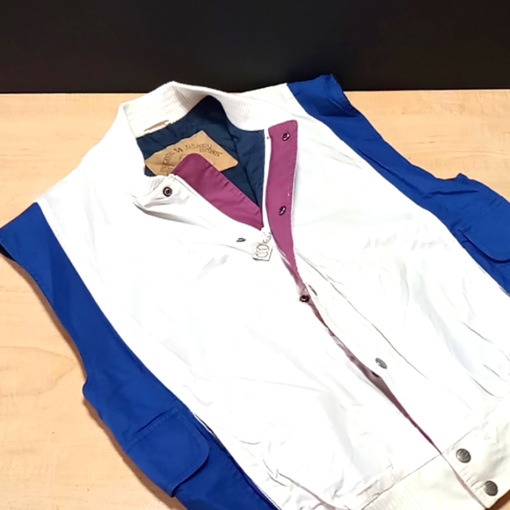 Vintage Rare Windbreaker Vest by Jantzan Sport